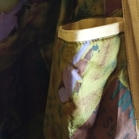 Vintage Dark Tan Leather Men's Full Body Long Duster XL - Picture 5 of 16